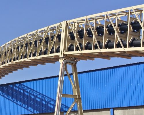 Penghantar Tali Pinggang untuk Bahan Pukal